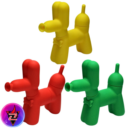 Silicone Bubbler Dog Design